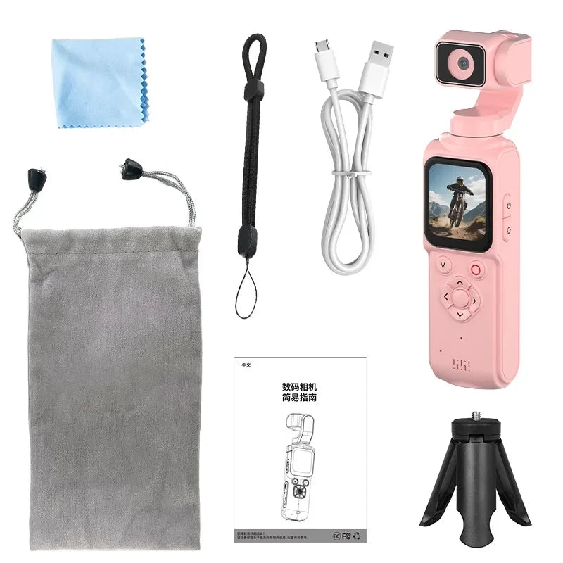 Portable 4K Vlog Action Camera