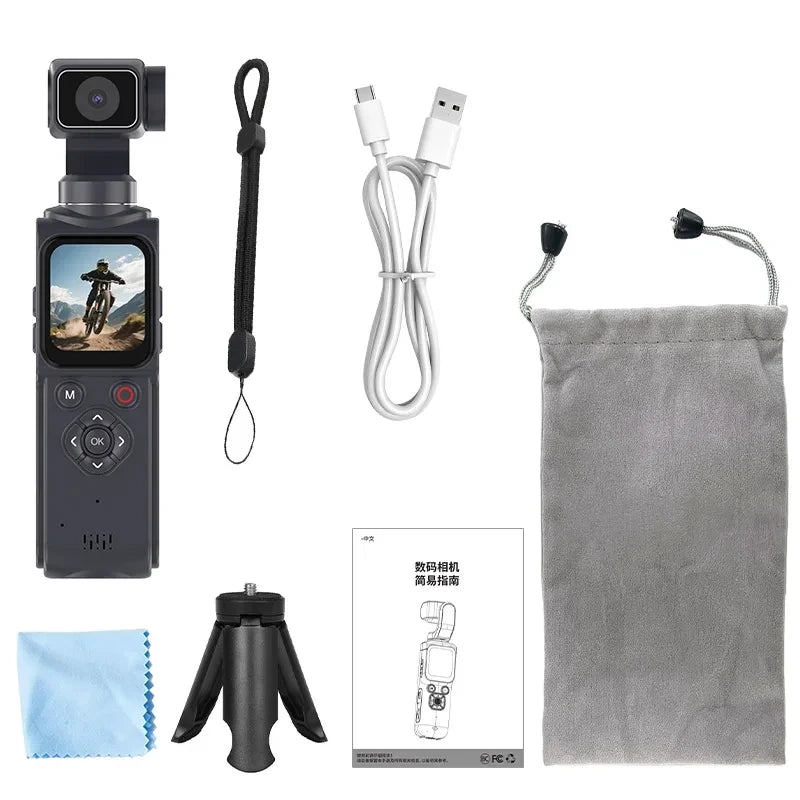 Portable 4K Vlog Action Camera