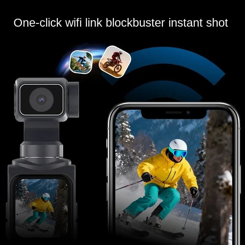 Portable 4K Vlog Action Camera