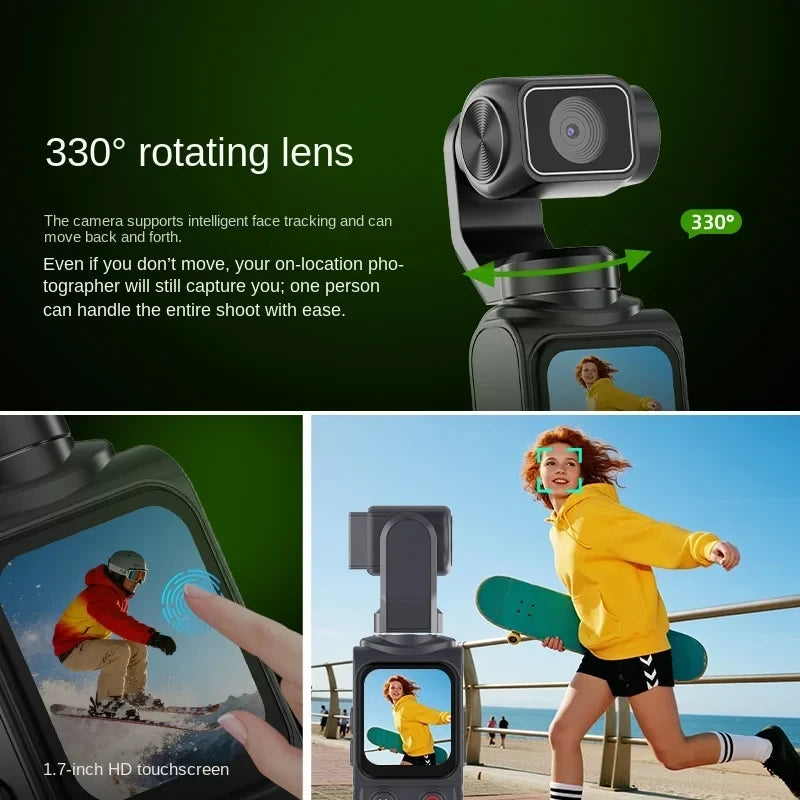 Portable 4K Vlog Action Camera