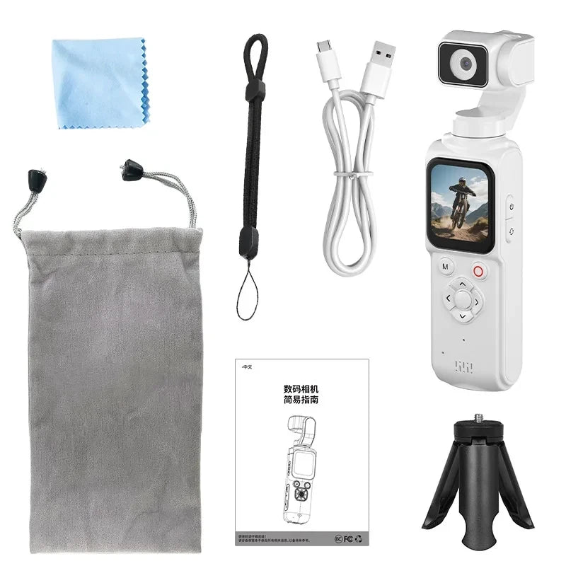 Portable 4K Vlog Action Camera
