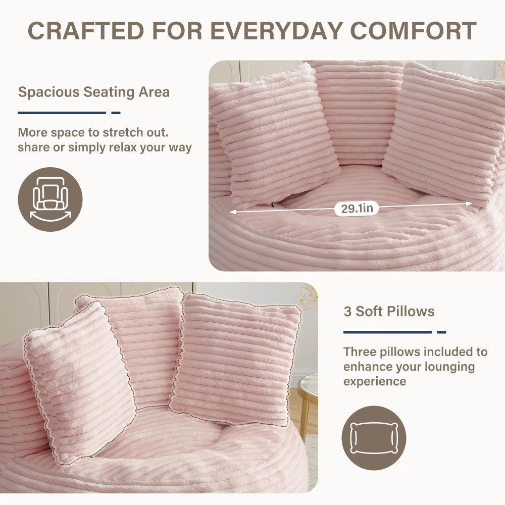 Corduroy Bean Bag Chair