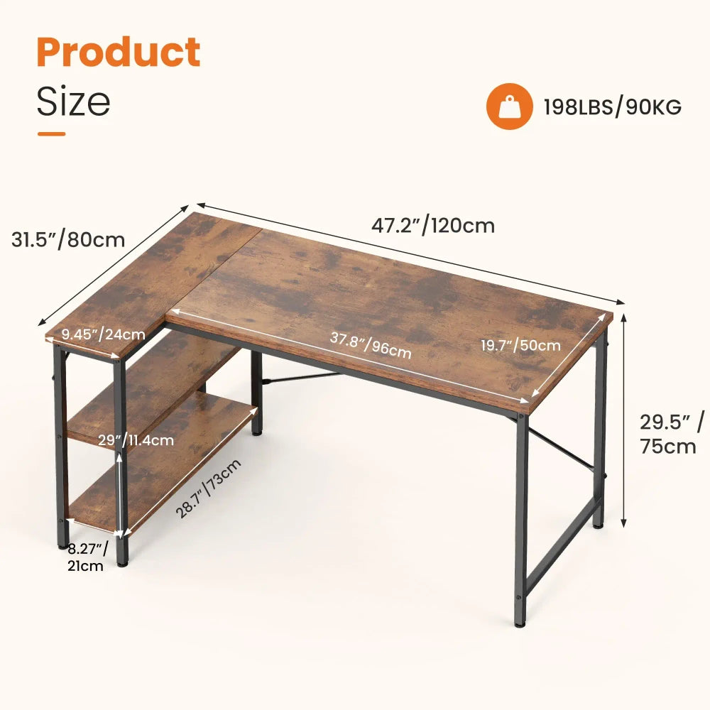 L Shaped Computer Desk