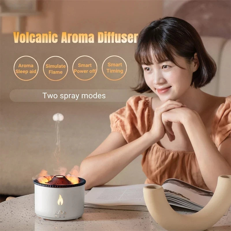 Volcano Flame Aroma Humidifier