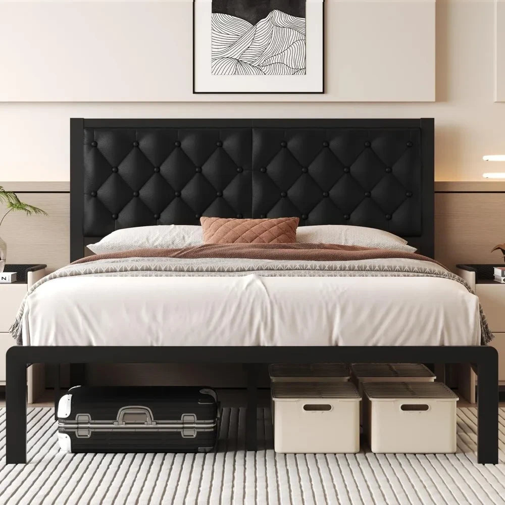 Modern Upholstered Platform Bed