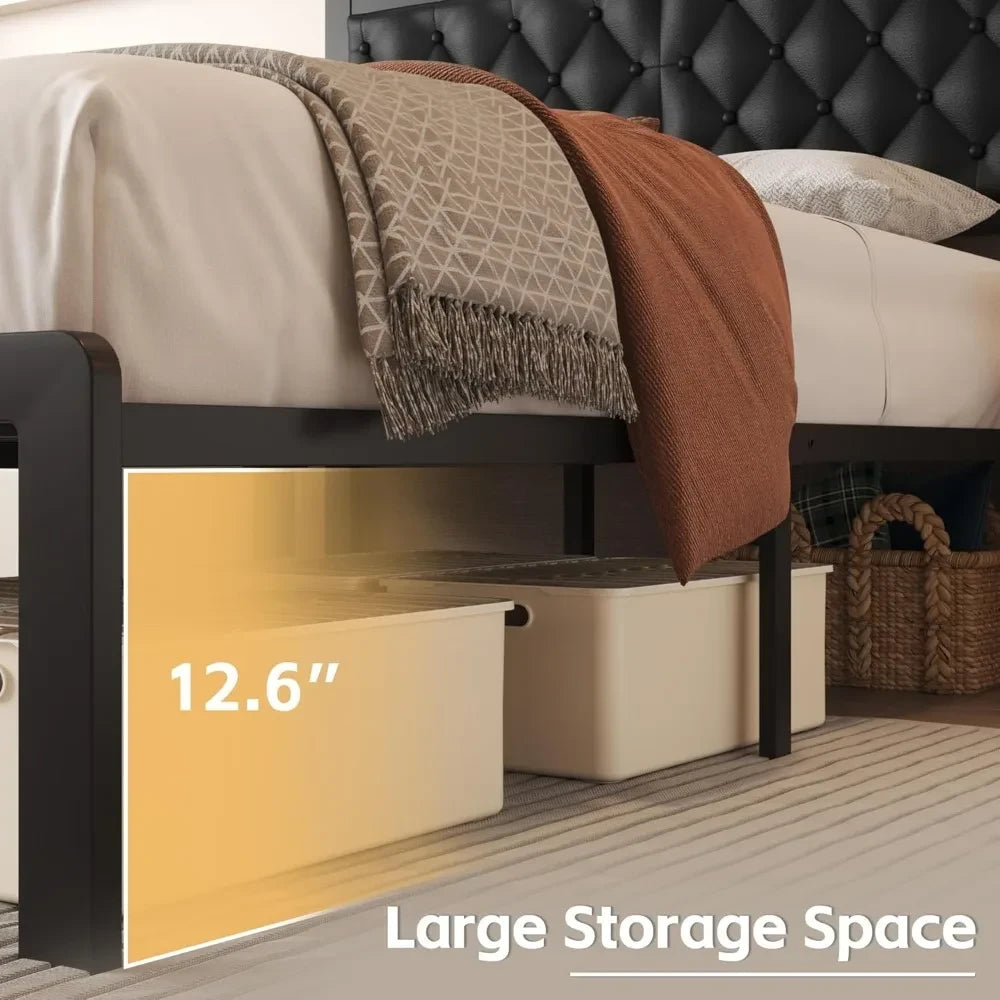 Modern Upholstered Platform Bed