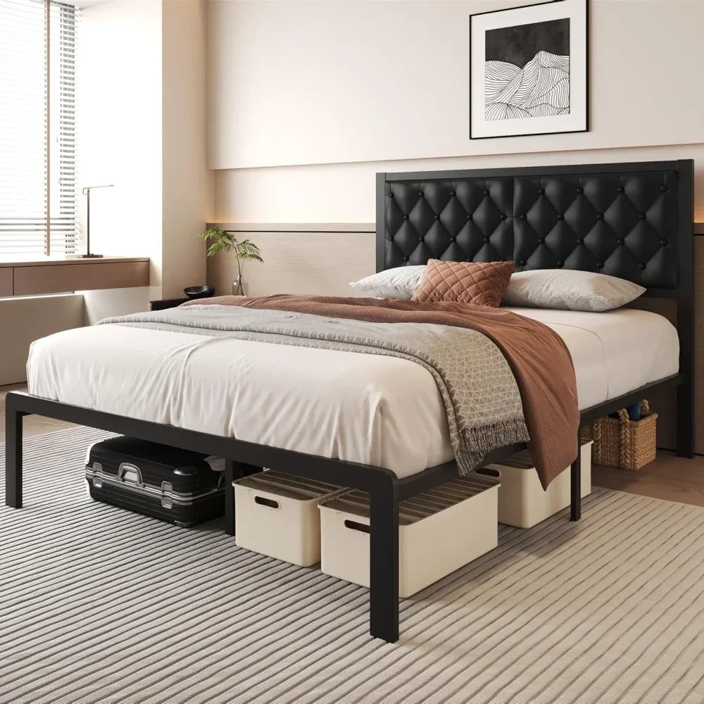 Modern Upholstered Platform Bed